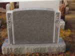 #120 - 3-6 Barre Gray Granite - Two deep Shaped roses with flutes